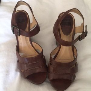 Frye Leather Wedges